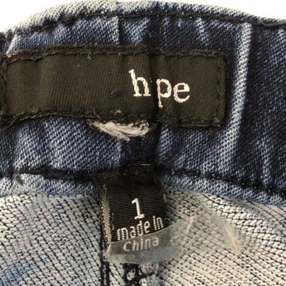 Hype Jeans Pull-on Style Skinny Jeans Jeggings | Women's Size 1 - Picture 4 of 5